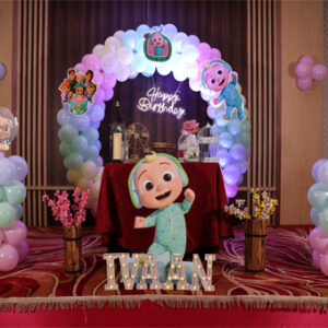 Stunning Cocomelon Theme with Neon Light