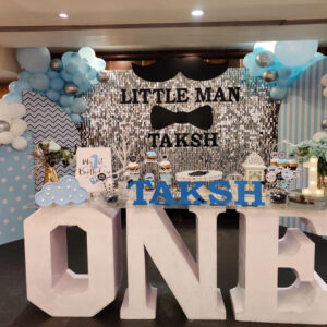 Suit Up – It’s Party Time Birthday Decor