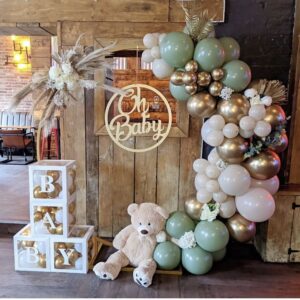 Soft Color Baby Shower Decoration