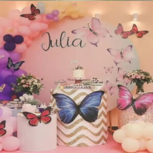 Butterfly Splashy Birthday Setup