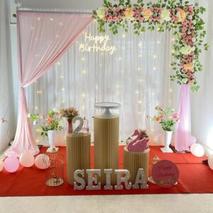 Premium Birthday Decoration With Flowers