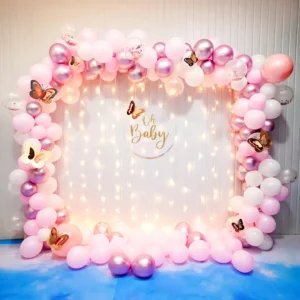 Pink Paradise Baby Shower Theme
