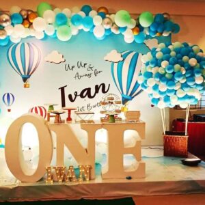 Hot Air Balloon Party in the Clouds