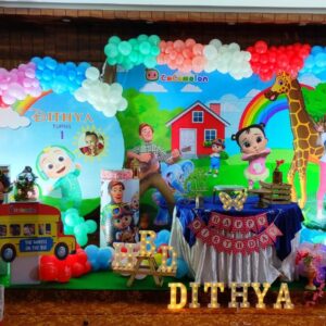 Colorful CoComelon Balloon Bash
