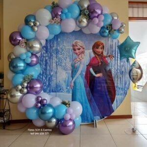 Frozen Dreams Come True Elsa-Inspired Birthday Setup