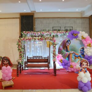 Baby Shower with Krishna And Swing
