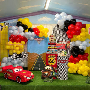 Creative Car-Themed Birthday Decor