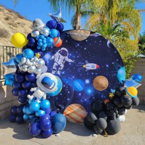 To the Moon and Back Space Birthday Decorations
