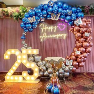 Elegant Balloon Decoration for Anniversary