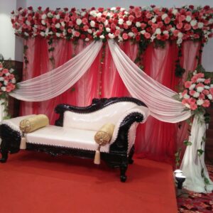 The Flower Draped Altar Where Dreams and Love Unite