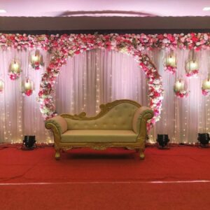 Timeless Love Framed in Elegant Wedding Flower Installations