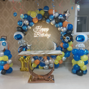 Galaxy Adventure Balloon Decor for Little Astronauts