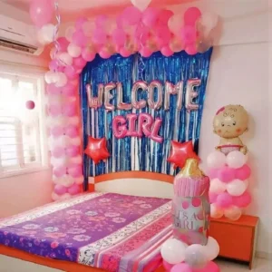 Sweet Beginning – Baby Welcome Balloon Setup
