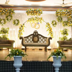 Elegant Flower Stage Decoration for Every Celebration